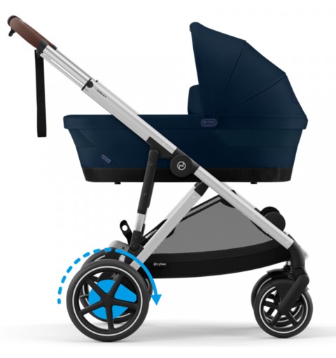 Cybex e-Gazelle S SLV - rozwojowy wózek wielofunkcyjny, zestaw 2w1 z opcją 3w1 i 4w1 | Ocean Blue